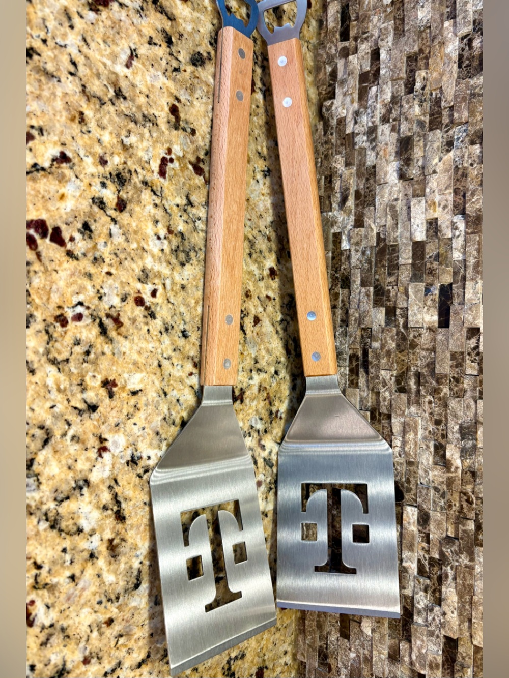 Set of 2 T-Mobile Spatulas with Bottle Openers at the ends NWOT